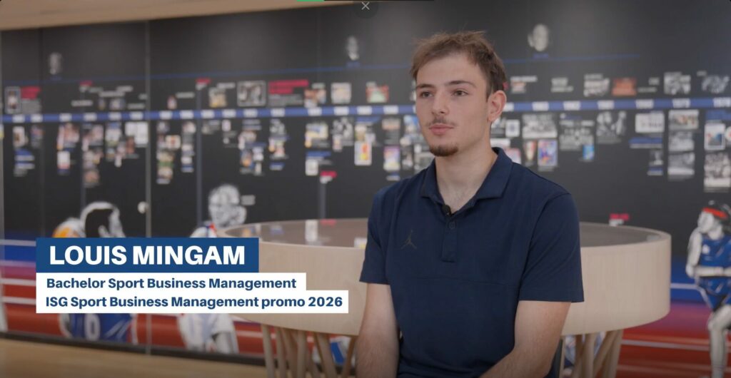 Louis Mingam visuel étudiant ISG